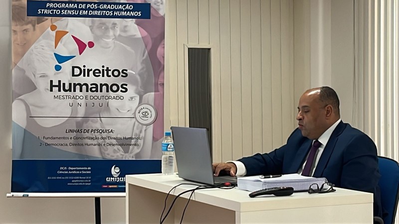 Chefe de Polícia, Delegado Fernando Sodré, defende sua tese do Curso de Doutorado em Direitos Humanos